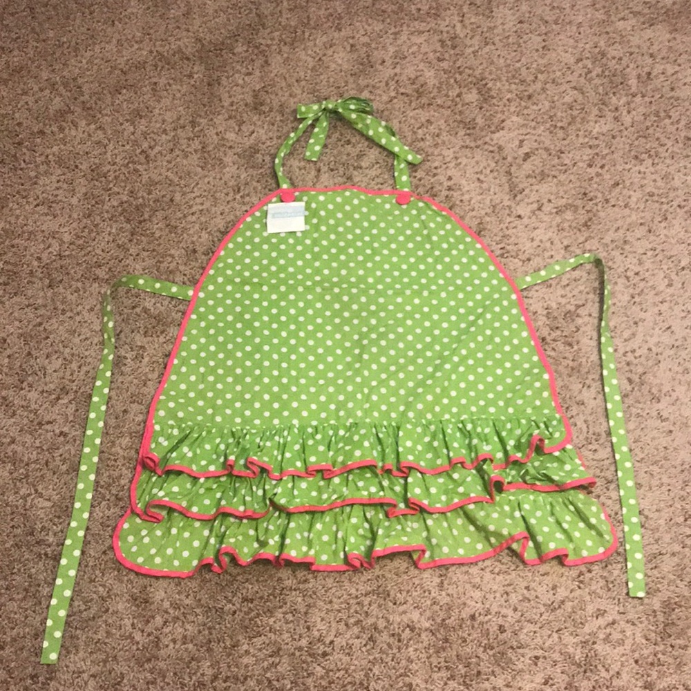 Fun lime green frill apron!  NWTA
